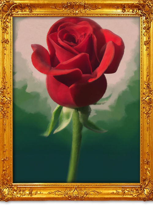 Michelangelo ai red rose 3