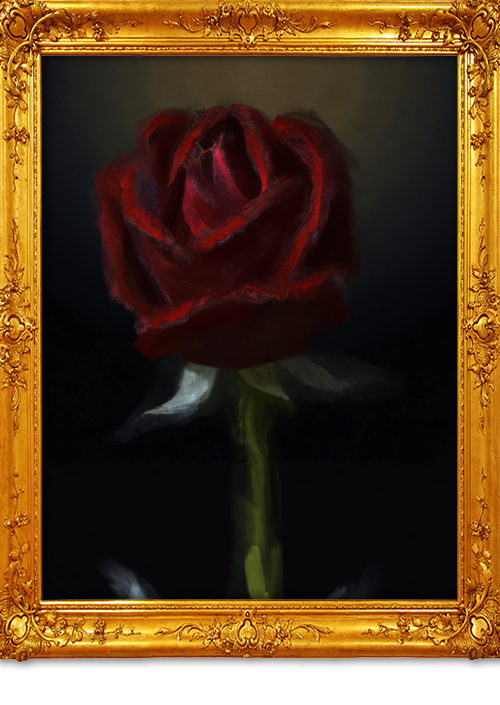 Rembrandt van Rijn ai red rose 1